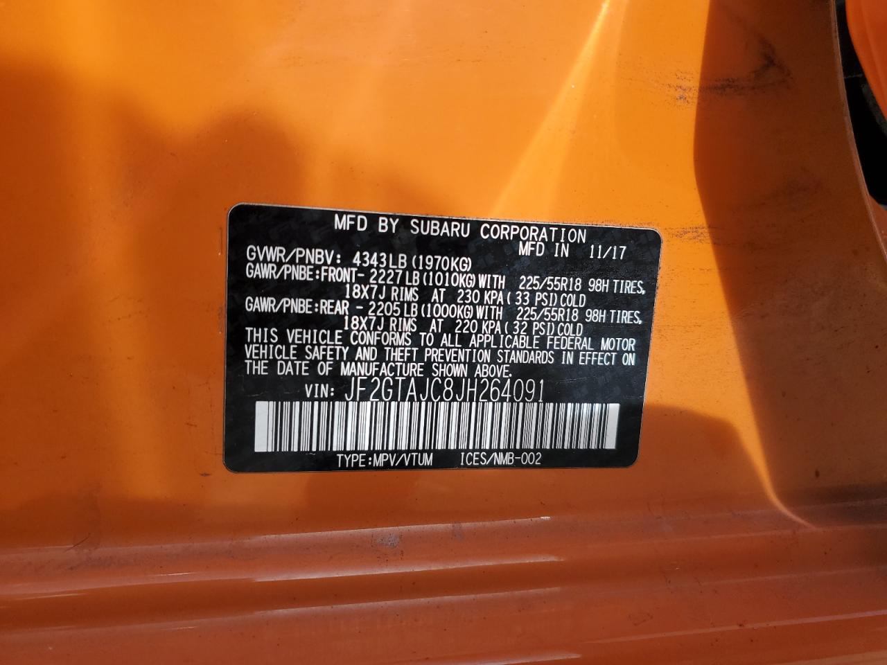 SUBARU CROSSTREK LIMITED