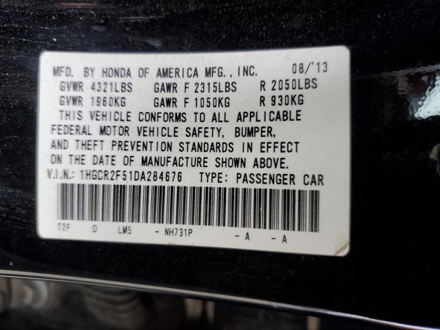 2013 HONDA ACCORD SPO #3296212462