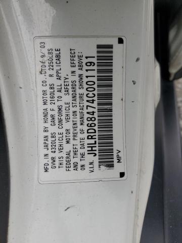 2004 HONDA CR-V LX #3291519919