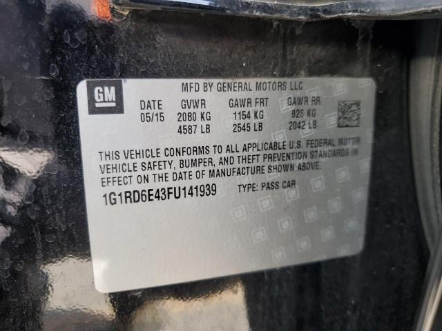 2015 CHEVROLET VOLT #3298211051