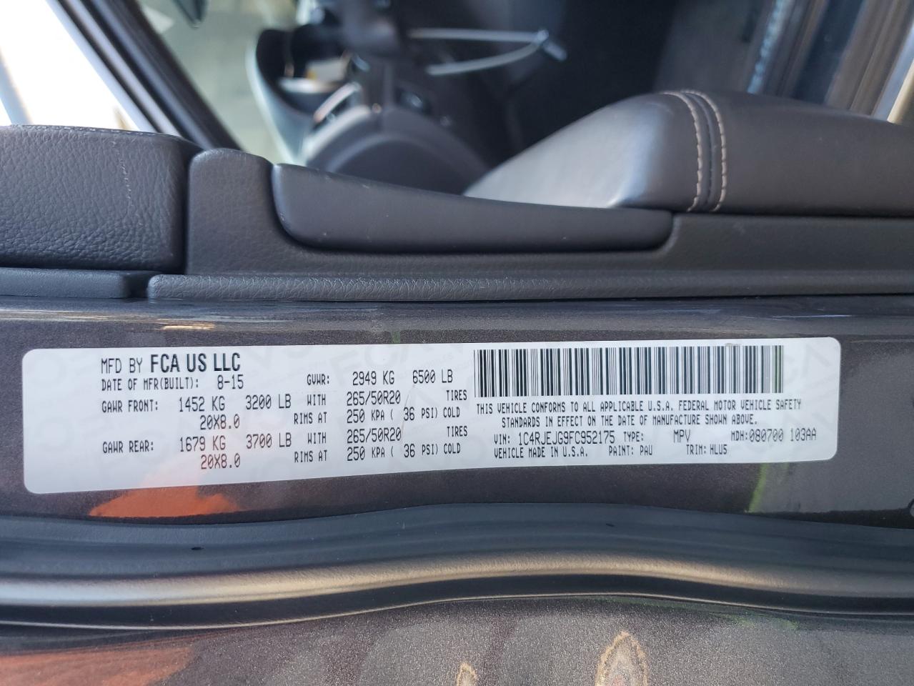 JEEP GRAND CHEROKEE SUMMIT