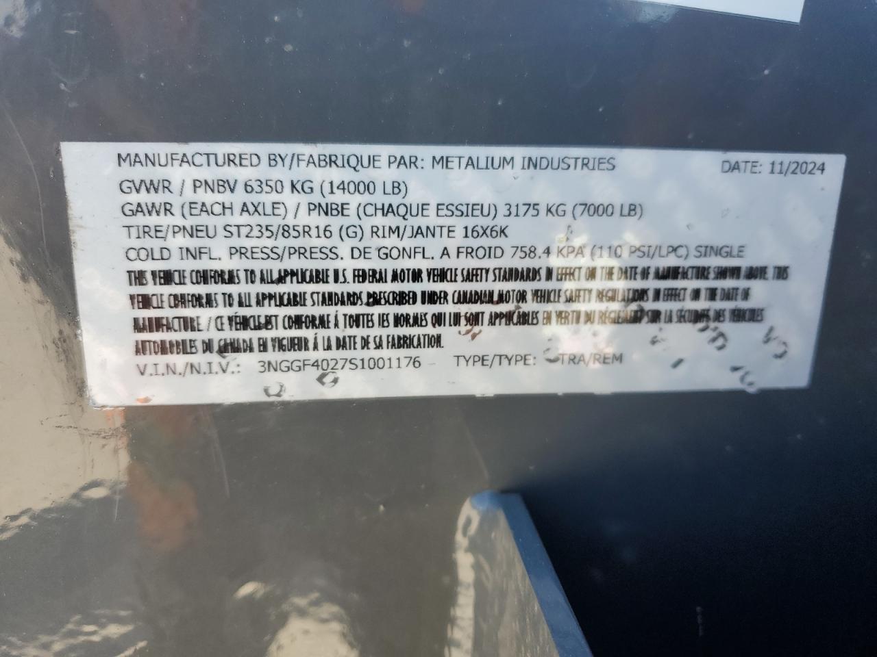 Lot #3286581157 2025 META UNKNOWN