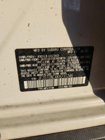 2019 SUBARU CROSSTREK #3281593405