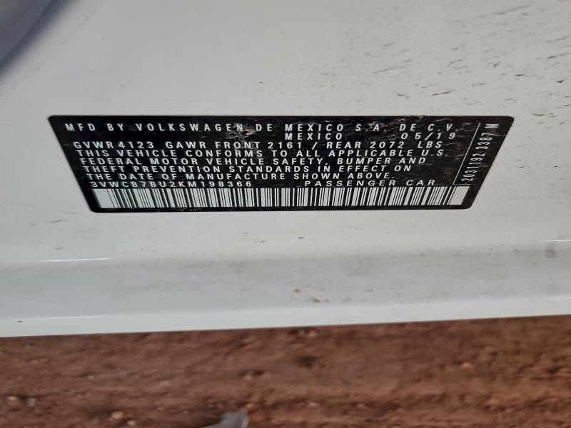 2019 VOLKSWAGEN JETTA S #3297993055