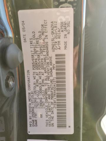 2004 TOYOTA 4RUNNER LI #3298060168