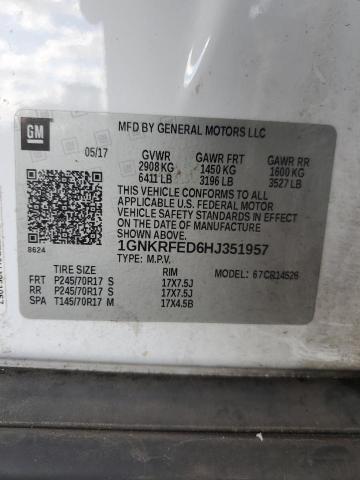 2017 CHEVROLET TRAVERSE L #3311624253