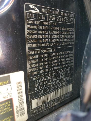 2017 JAGUAR F-PACE S #3303860779