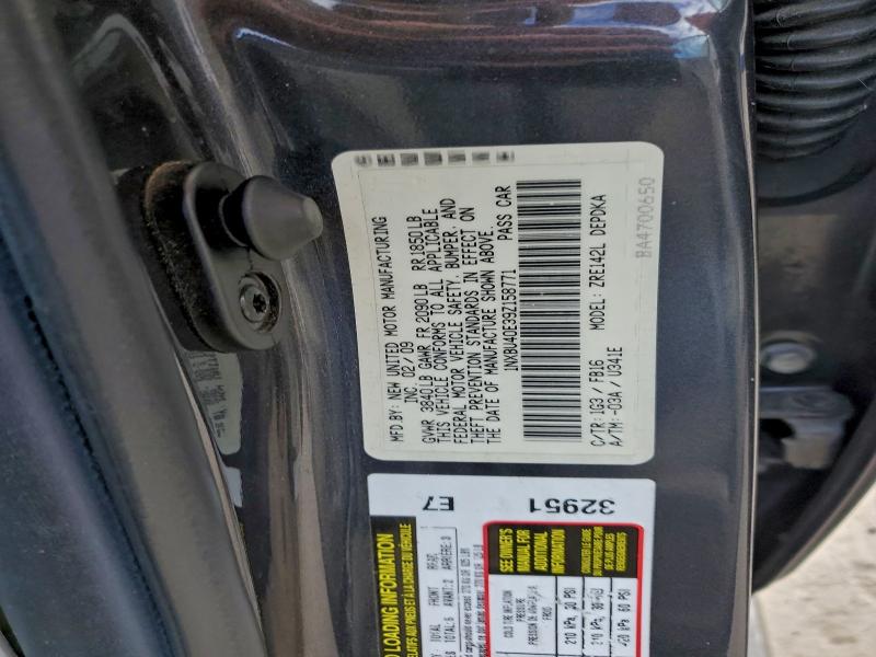 2009 TOYOTA COROLLA BA #3297319388