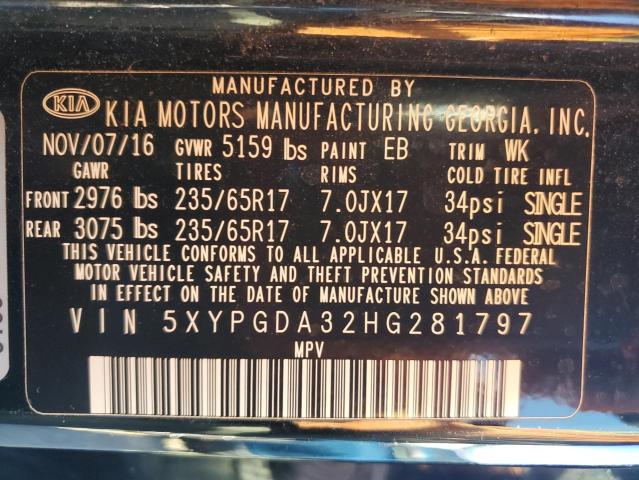 2017 KIA SORENTO LX #3293569953