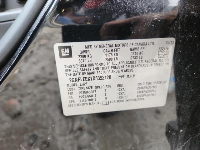 2013 CHEVROLET EQUINOX LT - 2GNFLEEK7D6352120