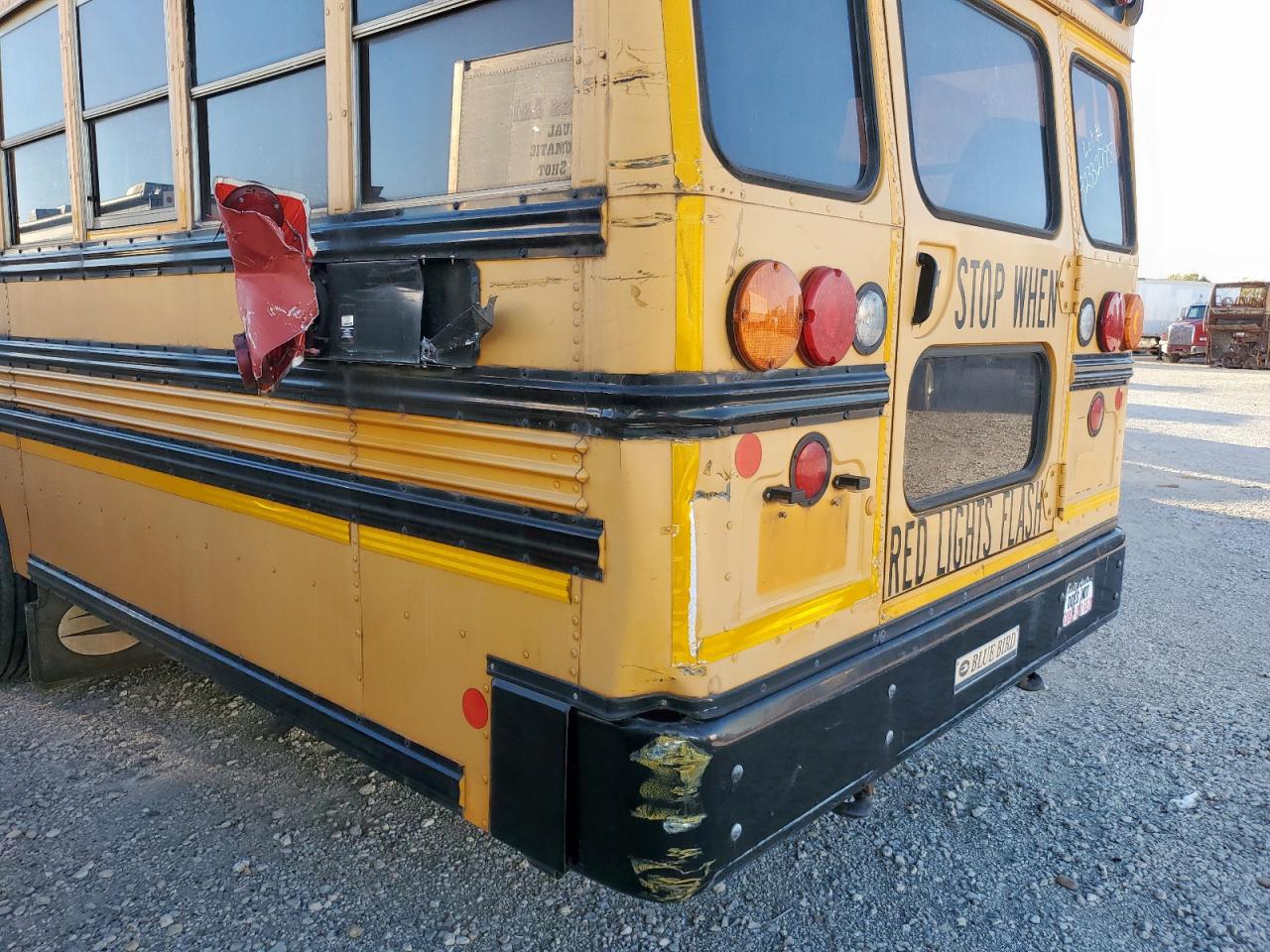 Lot #3317924916 2012 BLUE BIRD SCHOOL BUS