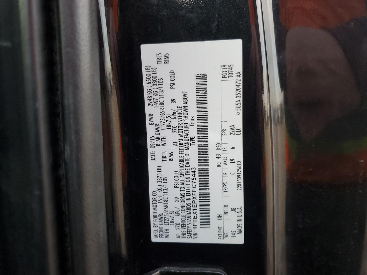 FORD F-150 SUPER CAB