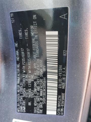 2019 TOYOTA SIENNA XLE #3297151511