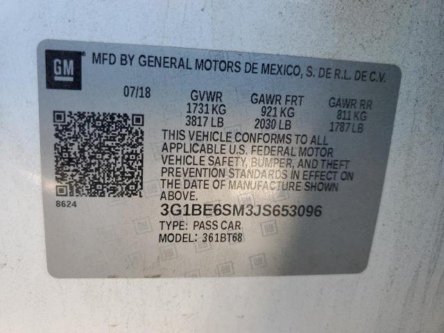 2018 CHEVROLET CRUZE LT #3292398291