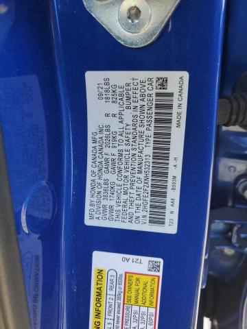 2022 HONDA CIVIC LX #3290284227