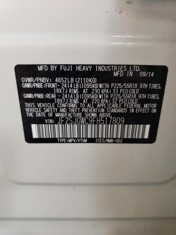 2015 SUBARU FORESTER 2 #3293499447