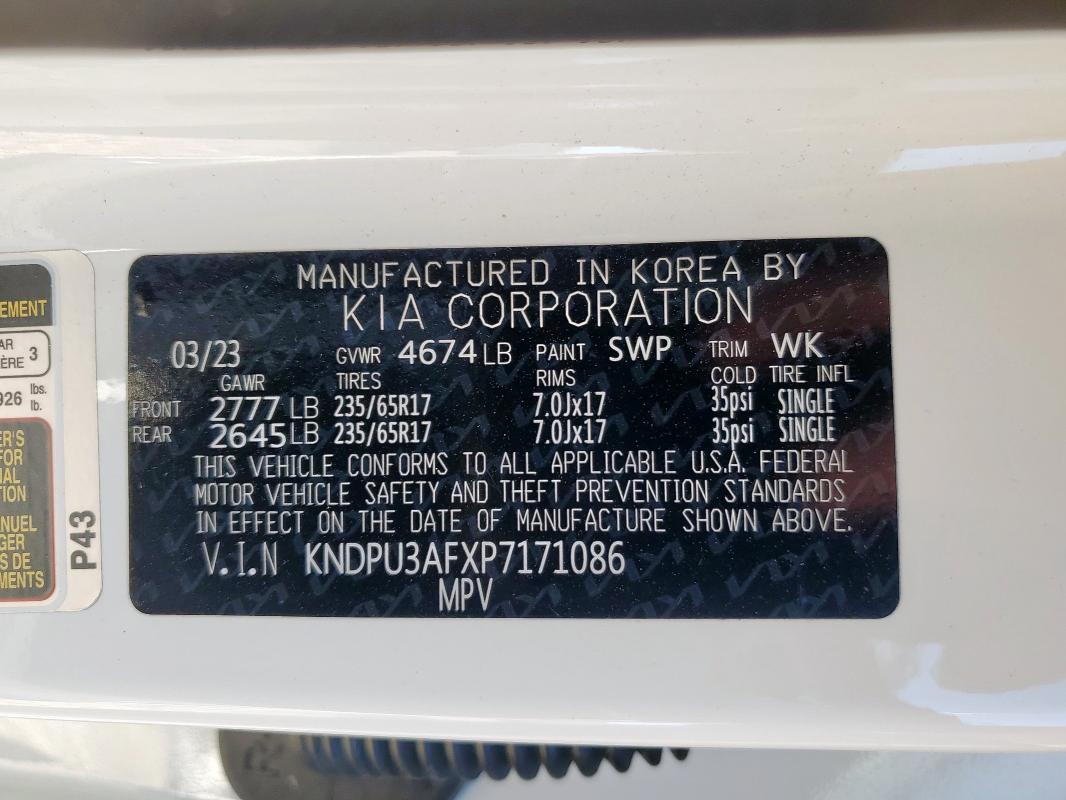 2023 KIA SPORTAGE L #3304645954