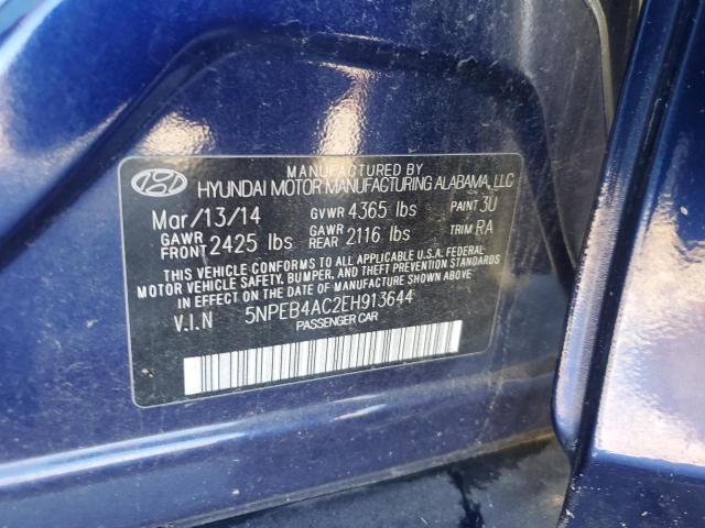 2014 HYUNDAI SONATA GLS - 5NPEB4AC2EH913644
