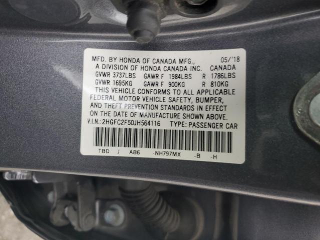2018 HONDA CIVIC LX #3304889542