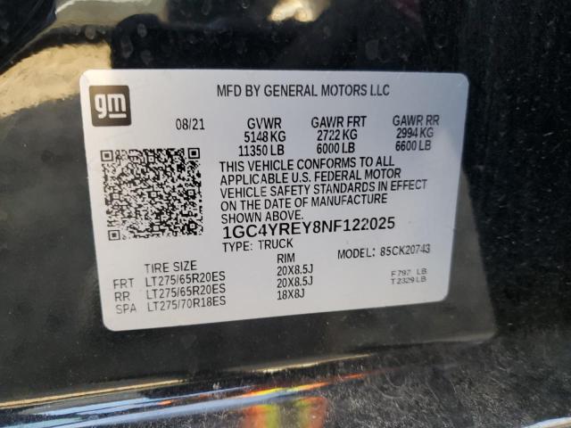 2022 CHEVROLET SILVERADO #3292555679