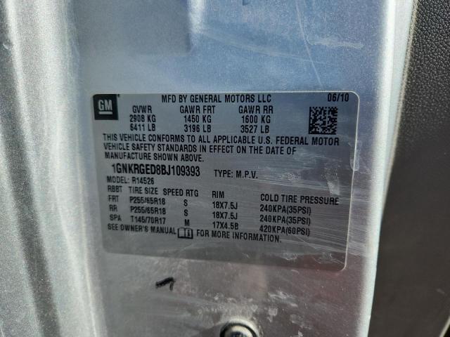 2011 CHEVROLET TRAVERSE L #3290239228