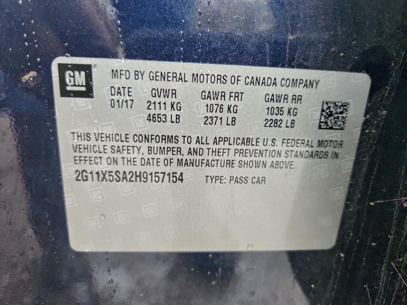 2017 CHEVROLET IMPALA LS #3298078144