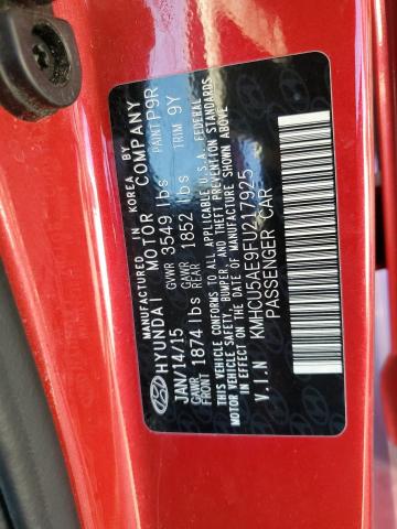 2015 HYUNDAI ACCENT GLS KMHCU5AE9FU217925