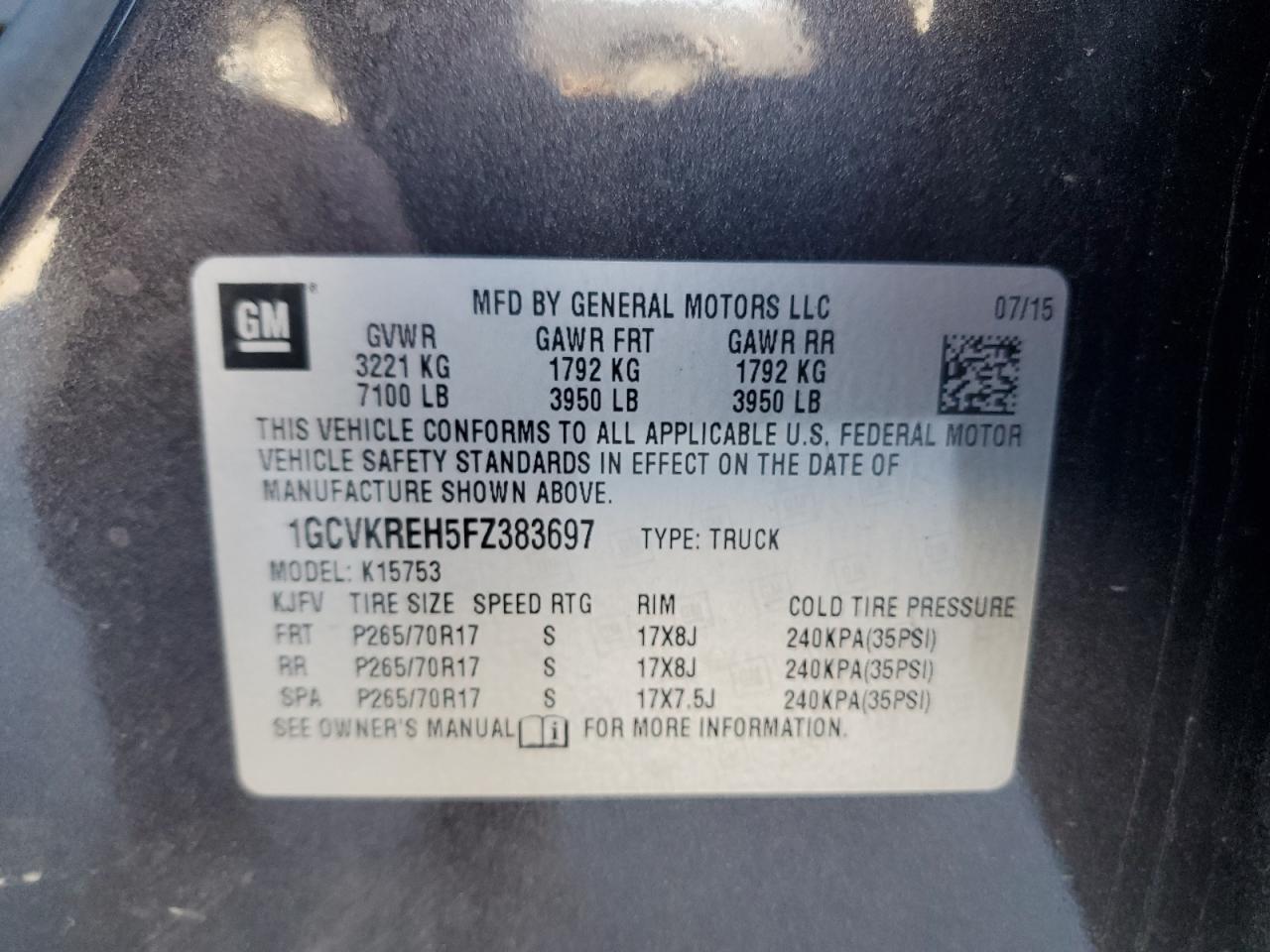 CHEVROLET SILVERADO K1500 LT