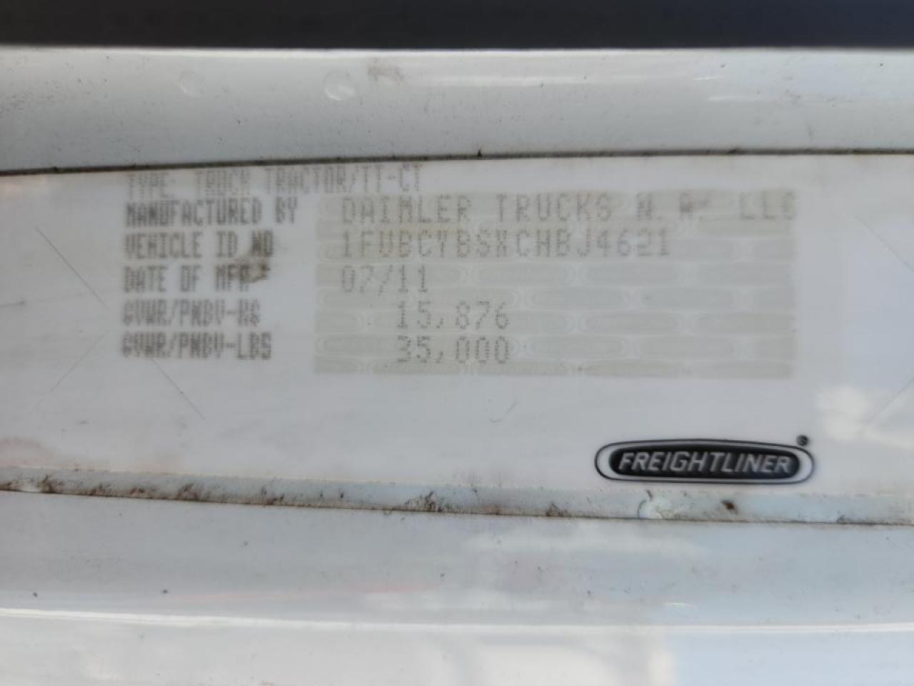 Lot #3290231206 2012 FRTH M2