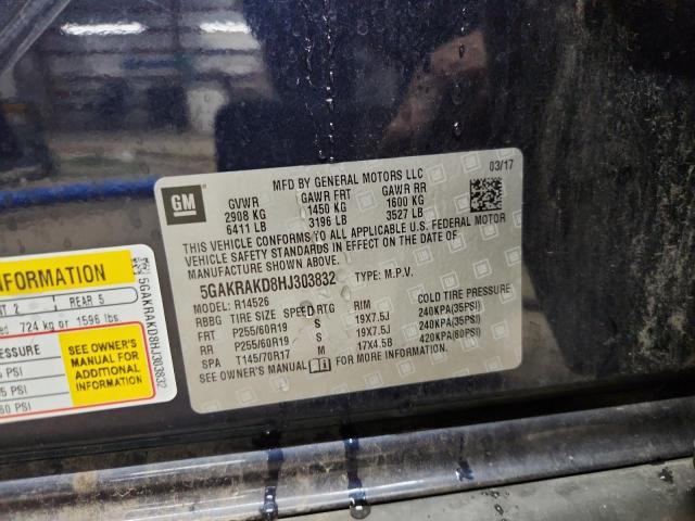 2017 BUICK ENCLAVE #3291188975