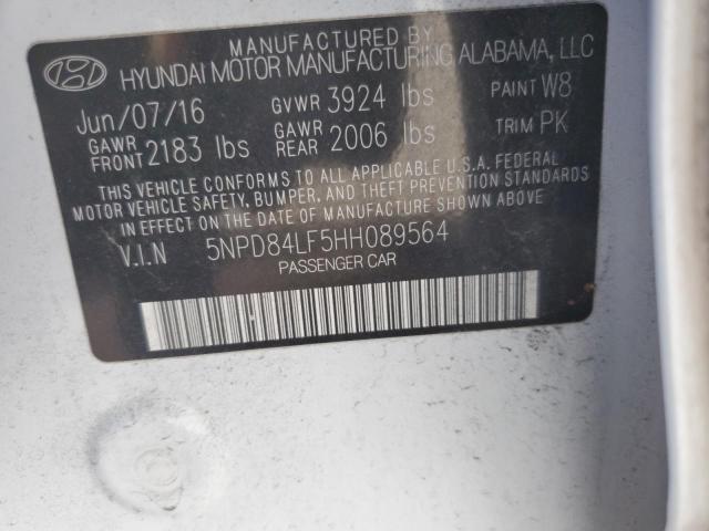 2017 HYUNDAI ELANTRA SE #3304676910