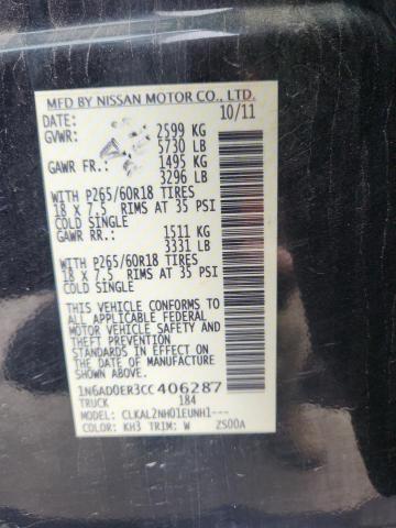 2012 NISSAN FRONTIER S #3291766276