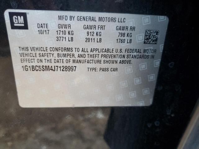 2018 CHEVROLET CRUZE LS #3293453414