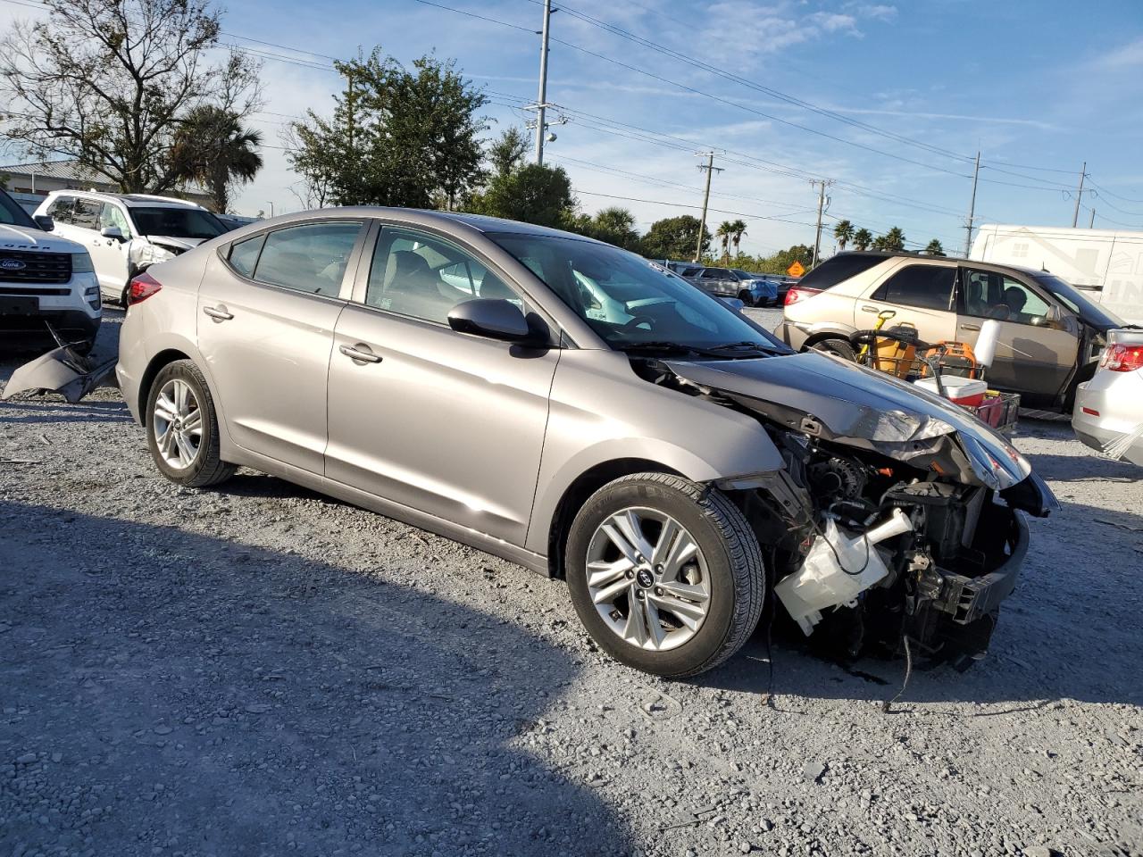 Lot #3308381274 2020 HYUNDAI ELANTRA SE