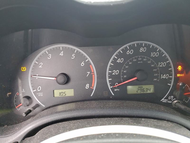 2009 TOYOTA COROLLA BA #3301710374