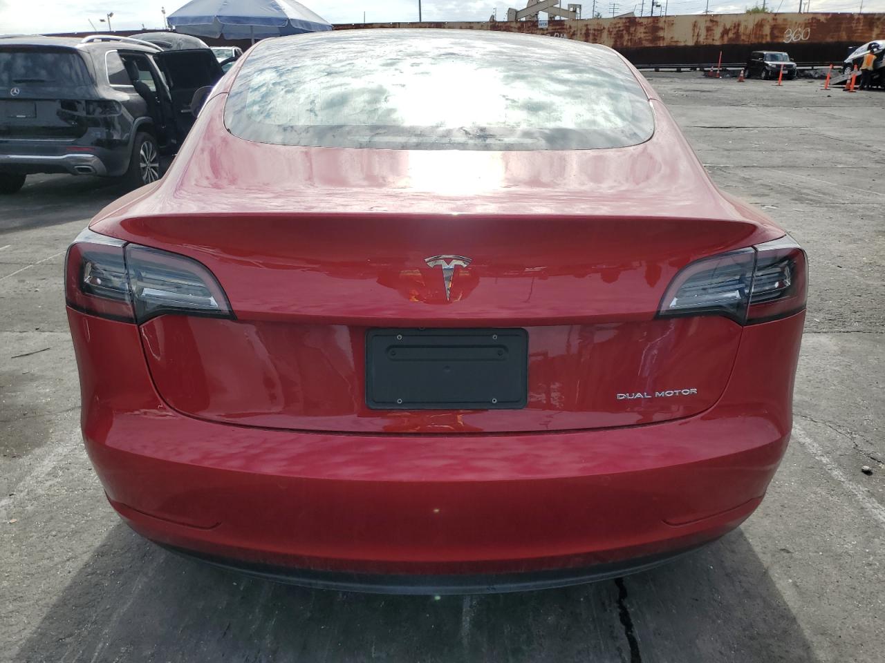 Lot #3309773834 2020 TESLA MODEL 3