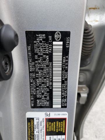 2017 TOYOTA CAMRY LE #3293440410