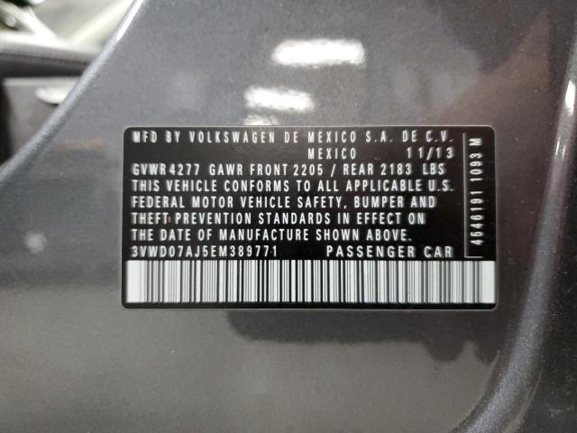 2014 VOLKSWAGEN JETTA SE - 3VWD07AJ5EM389771