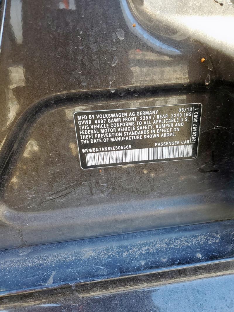 2014 VOLKSWAGEN CC SPORT #3304887554