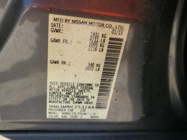 2015 NISSAN ALTIMA 2.5 - 1N4AL3AP9FC253288