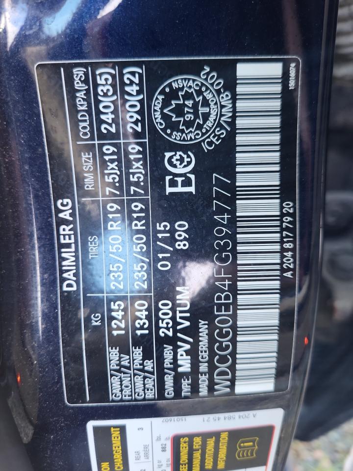 MERCEDES-BENZ GLK-CLASS 250 BLUETEC