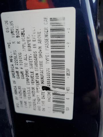 2006 HONDA ACCORD SE #3304538467