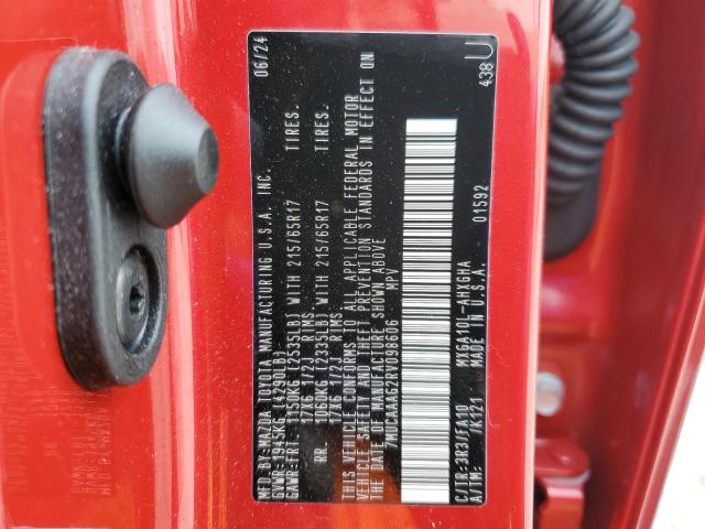 2024 TOYOTA COROLLA CR - 7MUCAAAG2RV098606