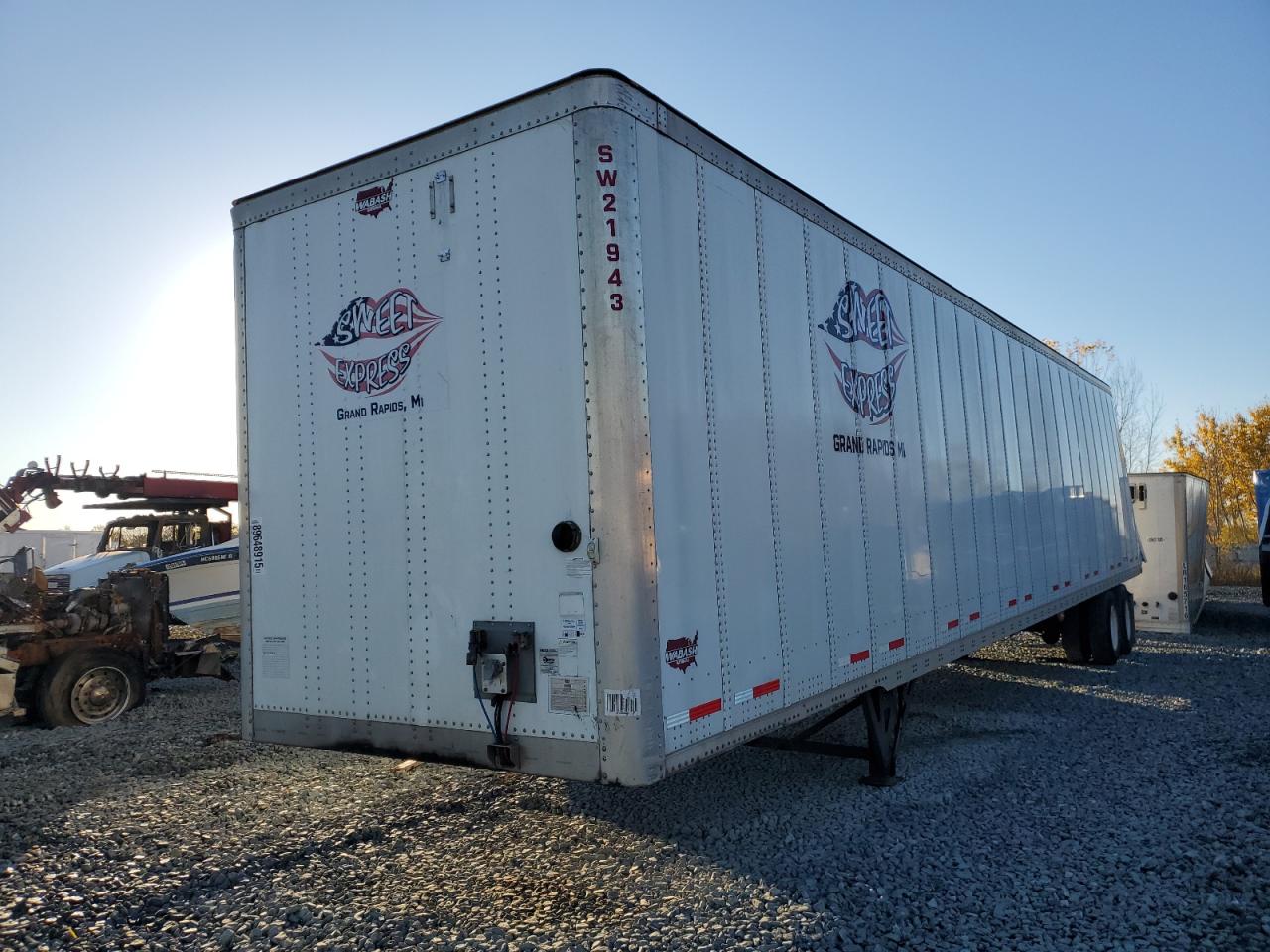 Lot #3279744928 2021 WABASH TRAILER