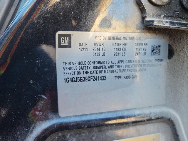 2012 BUICK LACROSSE T #3285738651