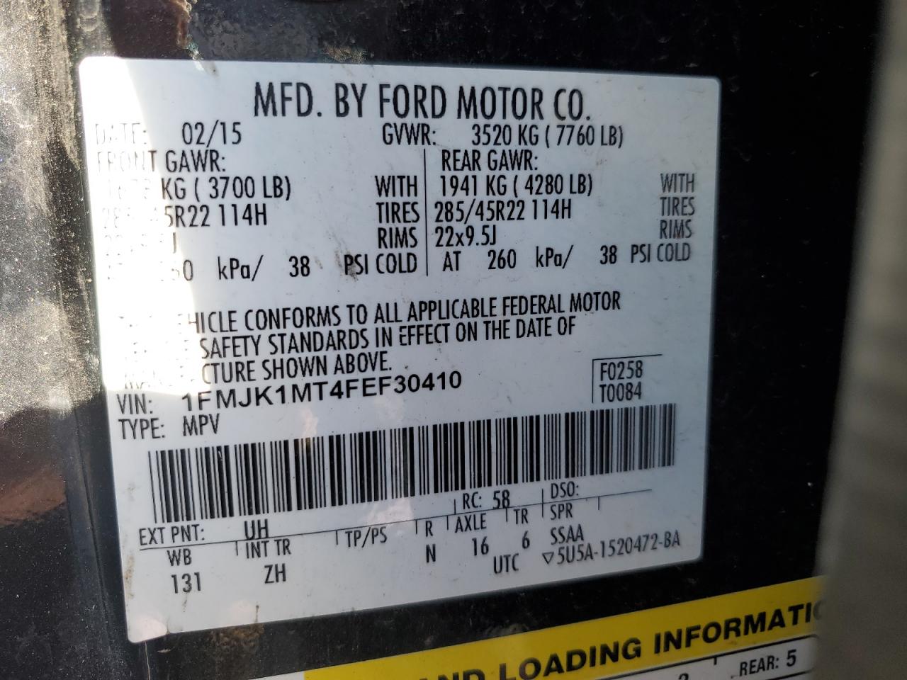 FORD EXPEDITION EL PLATINUM