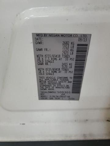 2014 INFINITI QX60 - 5N1AL0MM9EC509305