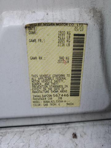 2013 NISSAN ALTIMA 2.5 #3292422568