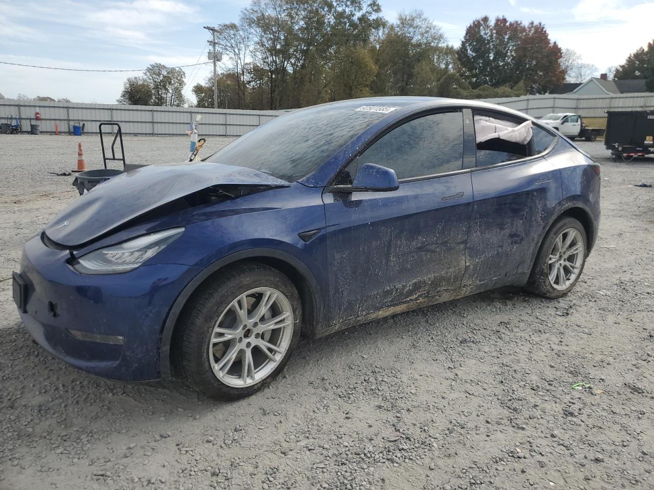 Lot #3297171932 2021 TESLA MODEL Y