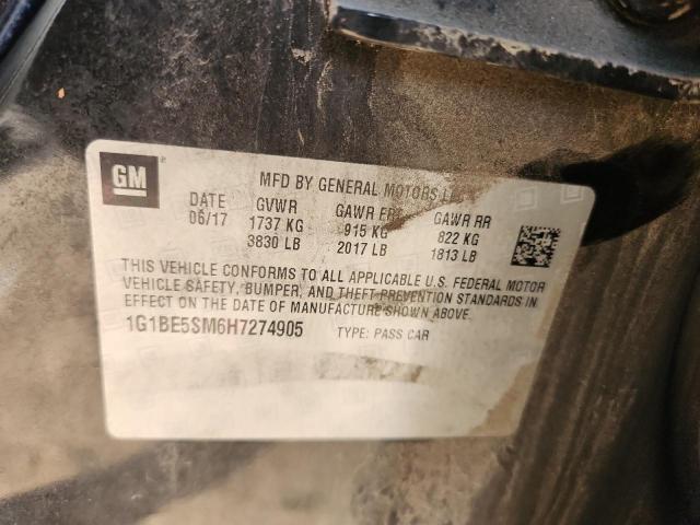 2017 CHEVROLET CRUZE LT #3316784401